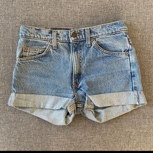 SOLD Vintage Orange Tab Levi's Cut Off Shorts